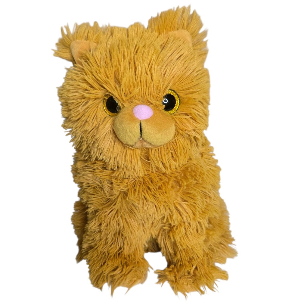 Harry Potter Crookshanks‎ Hermione's Cat Plush 12" Gold Glitter Eyes Just Play